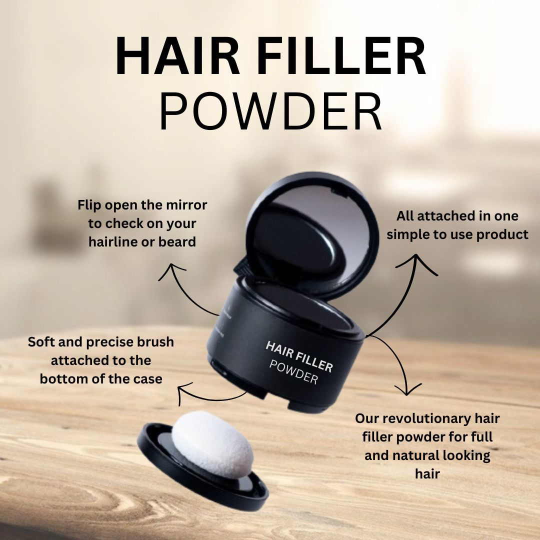 Hair Filler Powder || Black