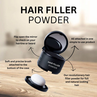 Hair Filler Powder || Black